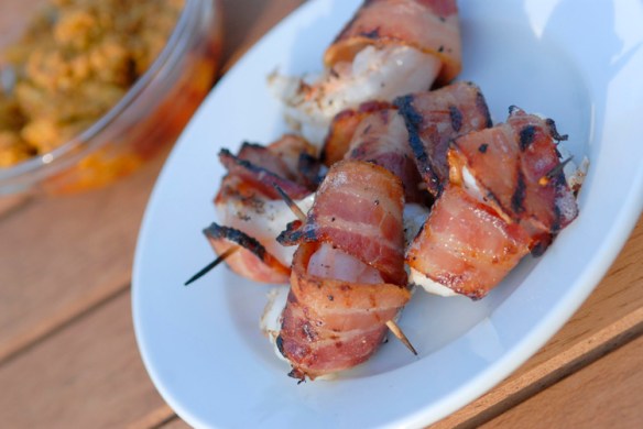 bacon shrimp plate